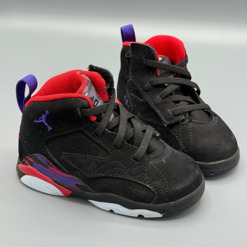 Jordan 6 Retro Black Infrared Toddler Sneakers Shoes DZ5576-006 Size‎ 7C